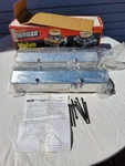 Moroso Small Block Chevy Aluminum Fabricated Valve Covers 68335 New, Ob. Price: $474.95.