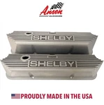 Ford Fe Tall Valve Covers Shelby Logo Bead Blast Die-cast Aluminum Ansen New. Price: $325.00.