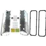 Ford 351C 351M 400M Polished Finned Black High Lights Tall Valve Cover Set New. Price: $149.33.