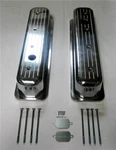 Late Model Chevy Tall Center Bolt Ball Milled Polished Valve Covers 5.0 5.7 305 New. Price: $96.33.