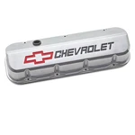 Proform Valve Covers 141-875; Slant-edge, Chevrolet Bowtie, Polished Bbc New. Price: $392.95.