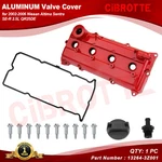 Red Aluminum Valve Cover Kit For 2002-2006 Nissan Altima Sentra Se-r 2.5L QR25DE New. Price: $51.99.