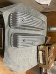 1954-62 Ford Y-block Offenhauser Finned Valve Cover Set 272 292 312 Originals New. Price: $550.00.