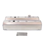 Canton Engine Valve Cover 65-205; Fabricated Tall Satin Aluminum For Chevy Sbc New. Price: $307.03.