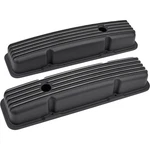 1958-1986 Sbc 283-305-327-350-400 Short Finned Valve Covers, Black New. Price: $123.99.