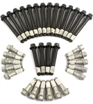 Elgin Cylinder Head Bolt Set EHC-99S; Hex Black Steel For Sbc New. Price: $47.74.