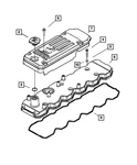 Genuine Mopar Valve Cover Isolator 5140308AA New. Price: $65.46.
