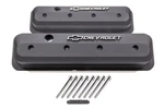 Proform 141-840 Sbc Valve Covers Tall Black Crinkle Slant Edge W/ Bowtie Logo New. Price: $350.47.