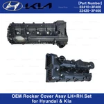 Genuine Oem 224103F400 Rocker Cover Assy Lh+rh Set For Hyundai Genesis Kia K900 New. Price: $213.75.