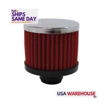 Racing Power R9308RED, One Valve Cover Breather 3IN Tall Push Chrome/red New. Price: $37.34.