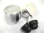 Billet Polished Aluminum Valve Cover Breather Pcv With Grommets Oil Fill Smooth New. Price: $34.19.