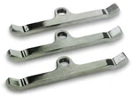 Moroso Chrome Valve Cover Hold Down Tabs Steel For Small Block Mopar - Set Of 3 New. Price: $38.04.