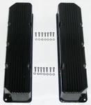 1976-87 Jeep Amc Black Fabricated Aluminum Fin Valve Covers V8 304 360 390 401 New. Price: $135.00.