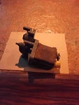 Headlight Motor Date 4/65 Core Used. Price: $150.00.