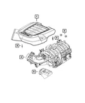 Genuine Mopar Engine Cover 04627495AC New. Price: $269.50.