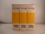 3 New Wix 42098 Engine Air Filter Chevrolet Gmc 1968-1995. Price: $50.00.