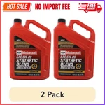 (2 Pack) Motorcraft Synthetic Blend Oil 5W-20, 5-QUART Jug New. Price: $49.98.