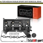 Black Engine Valve Cover W/ Gasket & Cap For Nissan Rogue Sport 2017-2018 2.0L New. Price: $60.58.
