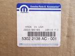 Genuine Oem Mopar Chrysler Dodge Jeep Ram 53022138AC Engine Valve Cover Right New. Price: $138.00.