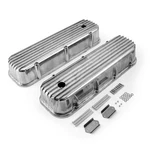 Chevy Bbc 454 Nostalgic Finned Aluminum Valve Covers - Tall W/ Hole Used. Price: $96.53.