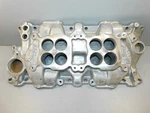 Edelbrock 2X4 Dual Quad Chevy Sbc 283 237 350 Intake Manifold 5425 C26 Used. Price: $219.50.