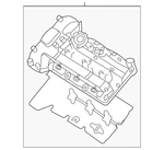 Genuine Kia Valve Cover 22420-3LFB0 New. Price: $229.73.