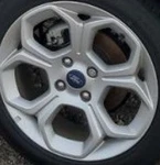 2021 Ecosport Oe Wheel 17X7 5 Spoke Silver Ford Used. Price: $365.70.