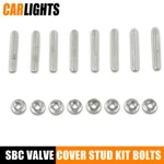 8X Block Valve Cover Stud Kit Bolt Steel Fit For 1955-86 Chevy 283 327 350 400 New. Price: $11.65.