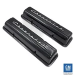Black "chevrolet" Script Valve Covers For Sbc Small Block Chevy - No Holes New. Price: $523.96.