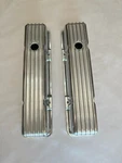 Vintage Chevy 283 305 350 400 V8 Retro Finned Aluminum Tall Valve Covers Bolts New. Price: $75.70.
