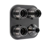Vintage Air 4 Way Square Bulkhead #8 And #10 O-ring- 389800 New. Price: $123.43.
