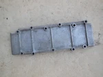 Porsche 911 ('70-'89) Original Aluminum Lower Valve Cover 5 C#63 Used. Price: $120.00.