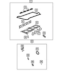 Genuine Mopar Cylinder Head Cover Gasket 5047756AB New. Price: $21.88.