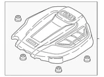 Genuine Audi Engine Cover 06L-103-925-M New. Price: $243.60.