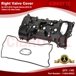 Right Engine Valve Cover For Toyota 16-23 Tacoma Lexus 16-22 Rx 350 19-25 Es New. Price: $59.99.