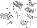 Genuine Volkswagen Valve Cover 05E-103-469-D New. Price: $188.77.