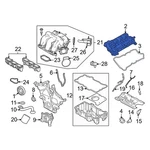 Ford Fusion 2006-2009 6E5Z6582AA Right Engine Valve Cover New. Price: $219.73.