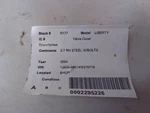 Liberty 2004 Valve Cover 257571-1 Used. Price: $84.00.